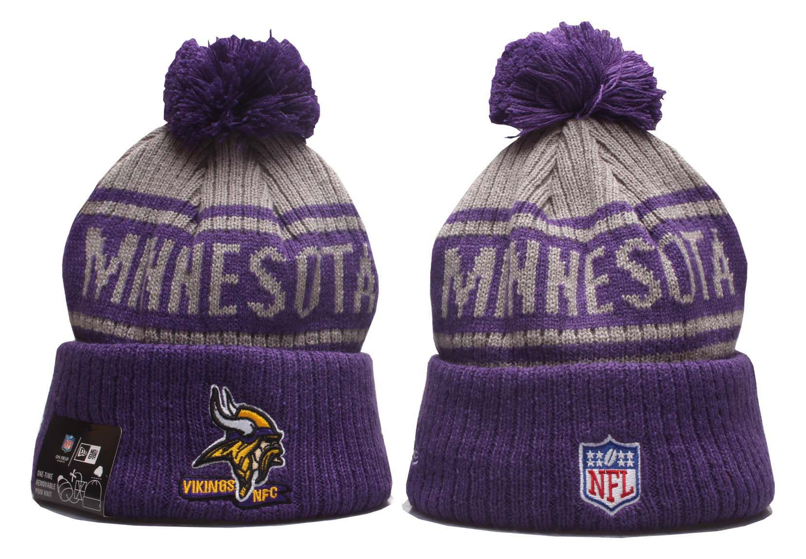 2023 NFL Minnesota Vikings beanies ypmy1->minnesota vikings->NFL Jersey